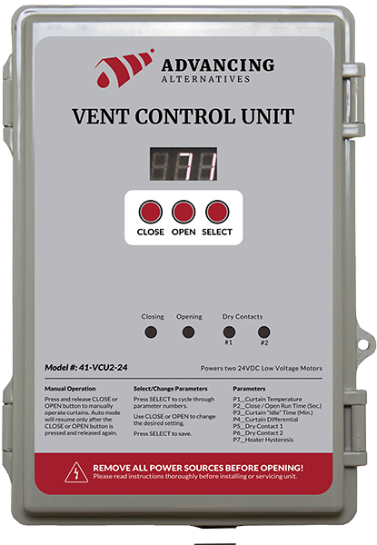 Advancing Alternatives VCU2-24 Environmental Controller - Controls